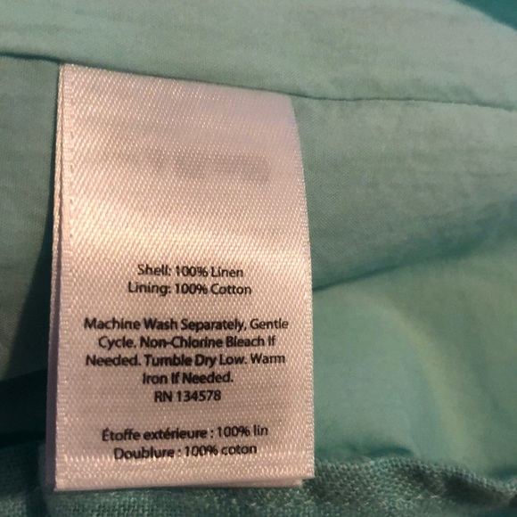 NWT Vineyard Vines Linen Woman’s Skirt - Picture 4 of 5